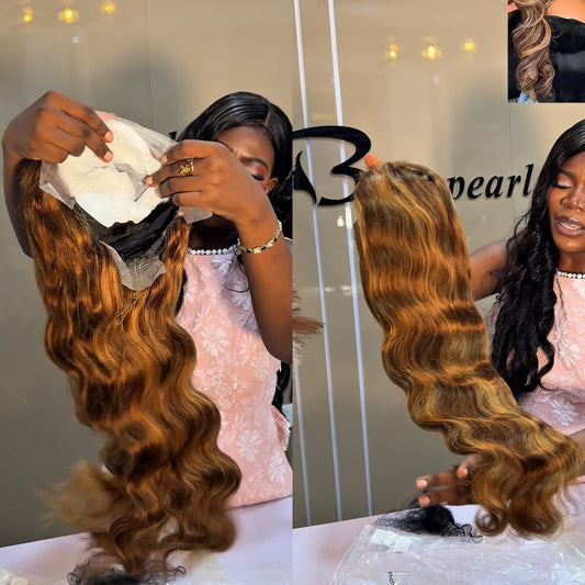 Deal B20
Silk ombre body wave 
Hair type; 13x 4 full frontal 
Unit; Luxury hair
Length; 26"