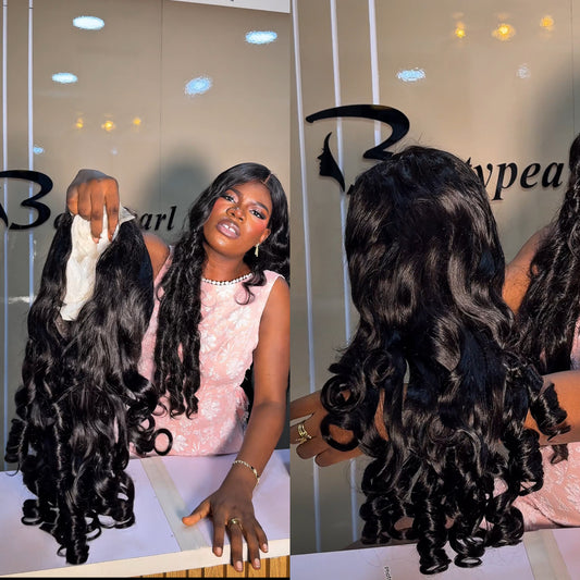 Deal B22
5by5 natural spiral bounce
Hair type; luxury unit
Maintainance; hair serum
Length; 24"