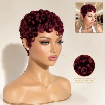 Deal 15
Wig CHIOMA
100% human hair 
Available in black, gold, wine & orange ginger