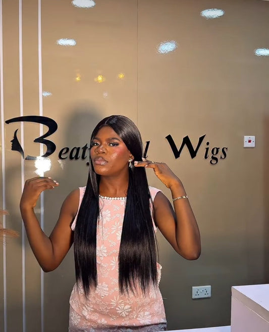 Deal B1 
Silky straight 
Hair type; Hair blend 
Length; 30"